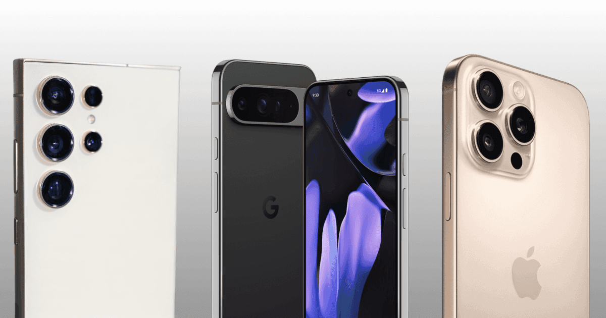 galaxy s25, pixel 9 Pro, iphone 16 Pro